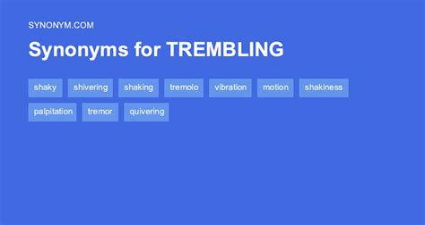 antonyms of tremble